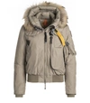 Parajumpers Gobi Base Waterproof Down Recycled Nylon Bomber Jacket In Beige