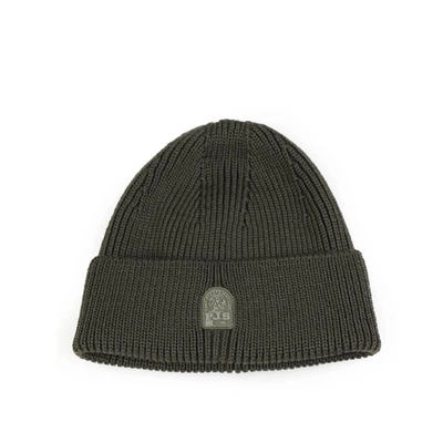 Parajumpers Plain Military Green Beanie In Fisherman