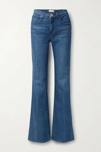Nili Lotan Celia High-rise Straight-leg Jeans In Dark Wash