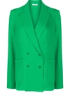 P.A.R.O.S.H GREEN DOUBLE-BREASTED JACKET