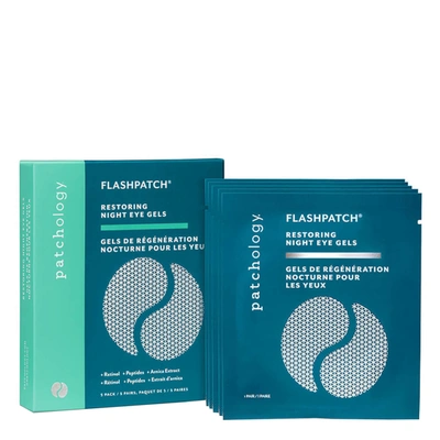PATCHOLOGY FLASHPATCH™ RESTORING NIGHT EYE GELS - 5 PACK