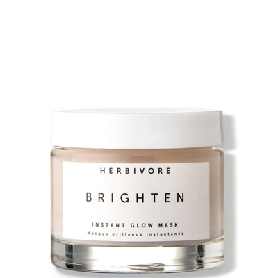 Herbivore Botanicals Herbivore Brighten Pineapple Enzyme And Gemstone Instant Glow Mask 70ml In White