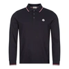 MONCLER LONG SLEEVE POLO SHIRT