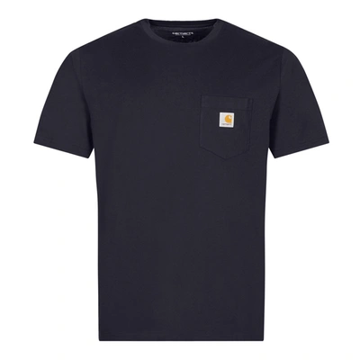 Carhartt Ss Pocket Tshirt Single Jersey In Black