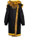 Prada Oversized Re-nylon Raincoat In Schwarz