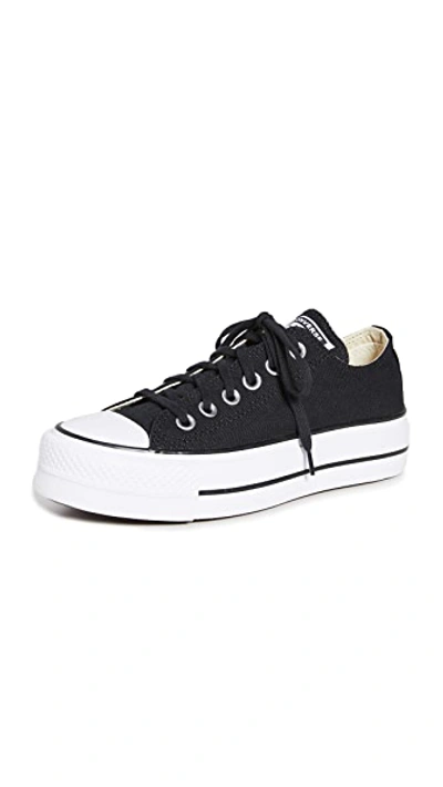 CONVERSE CHUCK TAYLOR ALL STAR LIFT SNEAKERS BLACK/WHITE/WHITE,CNVSM31057