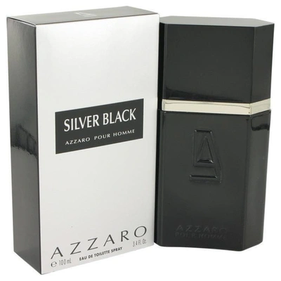 Azzaro Silver Black By  Eau De Toilette Spray 3.4 oz