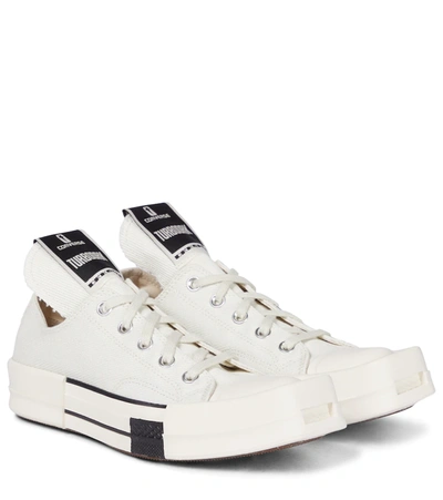 Rick Owens X Converse Turbodrk Chuck 70 Sneakers In Neutrals