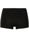 Hanro Touch Feeling Stretch-jersey Boy Shorts In Blue