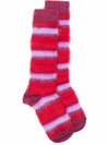 MARNI STRIPED KNIT SOCKS