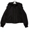 Mm6 Maison Margiela Teen Padded Bomber Jacket In Black