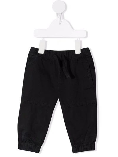 Stella Mccartney Babies' Elasticated Track Trousers In 1000 Nero