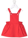 Marni Logo-print Flared Sleeveless Dress In Red