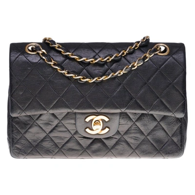 Pre-owned Chanel Timeless 23cm Shoulder Bag In Black