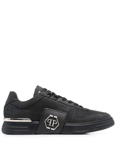 Philipp Plein Phantom Platinum Low-top Sneakers In Black