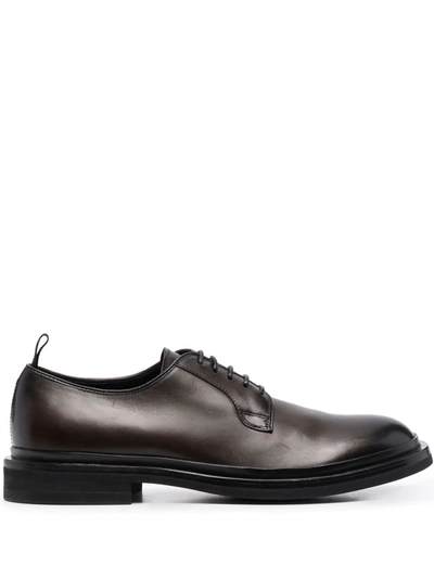 Officine Creative Lace-up Leather Shoes In Braun