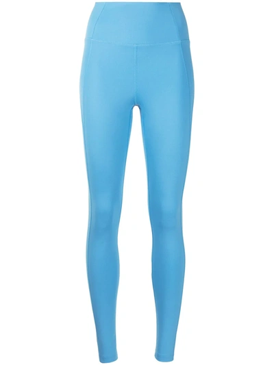 Girlfriend Collective Compressive High Rise Legging In Haze In Blue