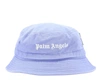 PALM ANGELS PALM ANGELS LOGO EMBROIDERED BUCKET HAT