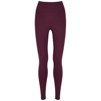 Girlfriend Collective Compressive Purple High-rise Leggings In Purple