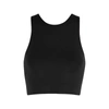 Girlfriend Collective Black Dylan Tank Bra In Black