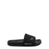 PS BY PAUL SMITH SUMMIT BLACK LOGO RUBBER SLIDERS,4089561