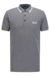 Hugo Boss - Active Stretch Golf Polo Shirt With S.caf - Dark Blue