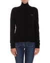 PINKO PINKO LOGO EMBROIDERED KNITTED JUMPER