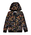 GIVENCHY KIDS LOGO GLITCH PRINT ZIP-UP HOODIE (4-14 YEARS),16538985