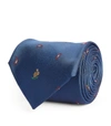 PAUL SMITH PAUL SMITH EMBROIDERED RABBITS PAISLEY TIE,17090290