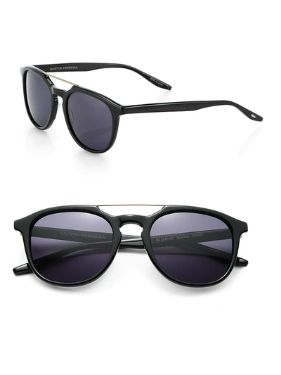 Barton Perreira Rainey 52mm Square Sunglasses In Black