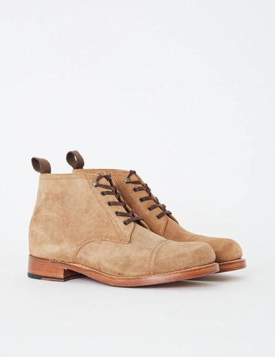 Grenson Ryan Suede Boot In Brown