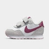 Nike Babies'  Boys' Toddler Md Valiant Hook-and-loop Casual Shoes In White/dark Beetroot/photon Dust/pink Foam