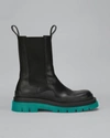 Bottega Veneta The Tire Boots In Neropeltro