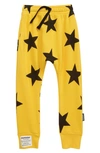 Nununu Star Baggy Pants In Yellow
