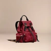 BURBERRY The Small Rucksack in Technical Nylon and Leather,40197691