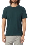 Alternative Solid Crewneck T-shirt In Deep Green