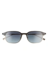 Salt Wister 50mm Polarized Sunglasses In Black Sand/ Silver/ Denim
