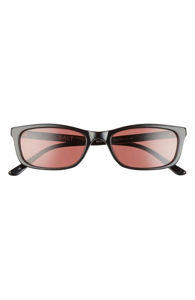 Salt. Walker 54mm Polarized Sunglasses In Black/ Crimson