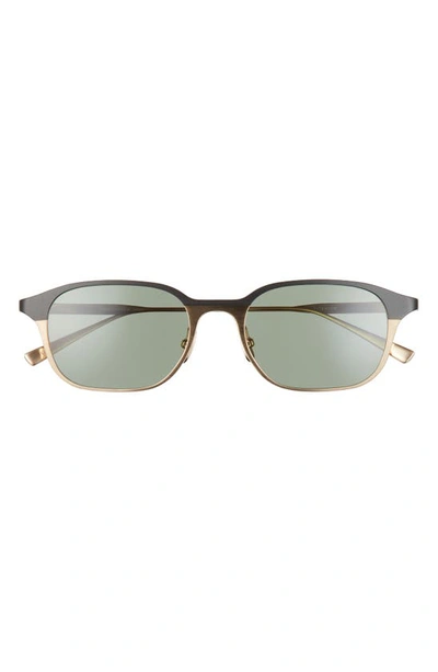 Salt. Wister 50mm Polarized Sunglasses In Black Sand/ Honey Gold/ Green