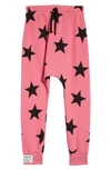 Nununu Kids' Little Boy's Star Print Jogging Pants In Black