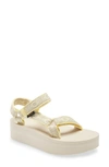 Teva 'universal' Flatform Sandal In Hypnosis Silver Cloud Multi