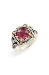 Konstantino Gen K Two-tone Doublet Ring In Ruby