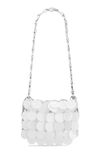 RABANNE NANO SPARKLE SHOULDER BAG,20ASS0137PLX044