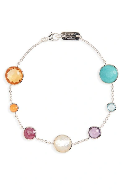 Ippolita Women's Lollipop Sterling Silver & 7-stone Chain Bracelet