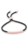 MONICA VINADER MONICA VINADER ENGRAVABLE LINEAR FRIENDSHIP BRACELET,RP-BM-LNBA-BLANDS