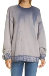 COTTON CITIZEN BROOKLYN OVERSIZE CREW SWEATSHIRT,W319189