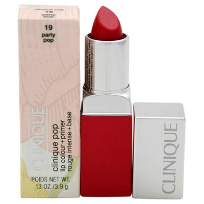 Clinique Ladies  Pop Lip Colour + Primer - # 19 Party Pop Stick 0.14 oz Lipstick Makeup 020714739447 In N,a
