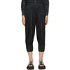 Issey Miyake Black Fluffy Basics Trousers In 15 Black