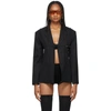 JACQUEMUS BLACK LA MONTAGNE 'LA VESTE SAUGE' BLAZER