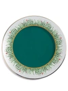 La Doublej Libellula Charger Plate In Green